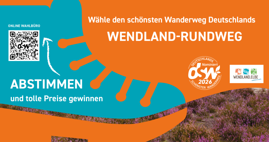 Wendland-Rundweg zur Wahl für Deutschlands schönsten Wanderweg 2026